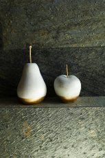 画像5: 花束と洋梨とリンゴのオブジェギフトセット (5)