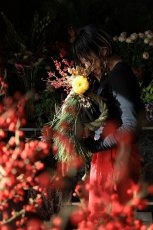 画像2: 【早割り15％off】黄色いマムのしめ飾り (2)