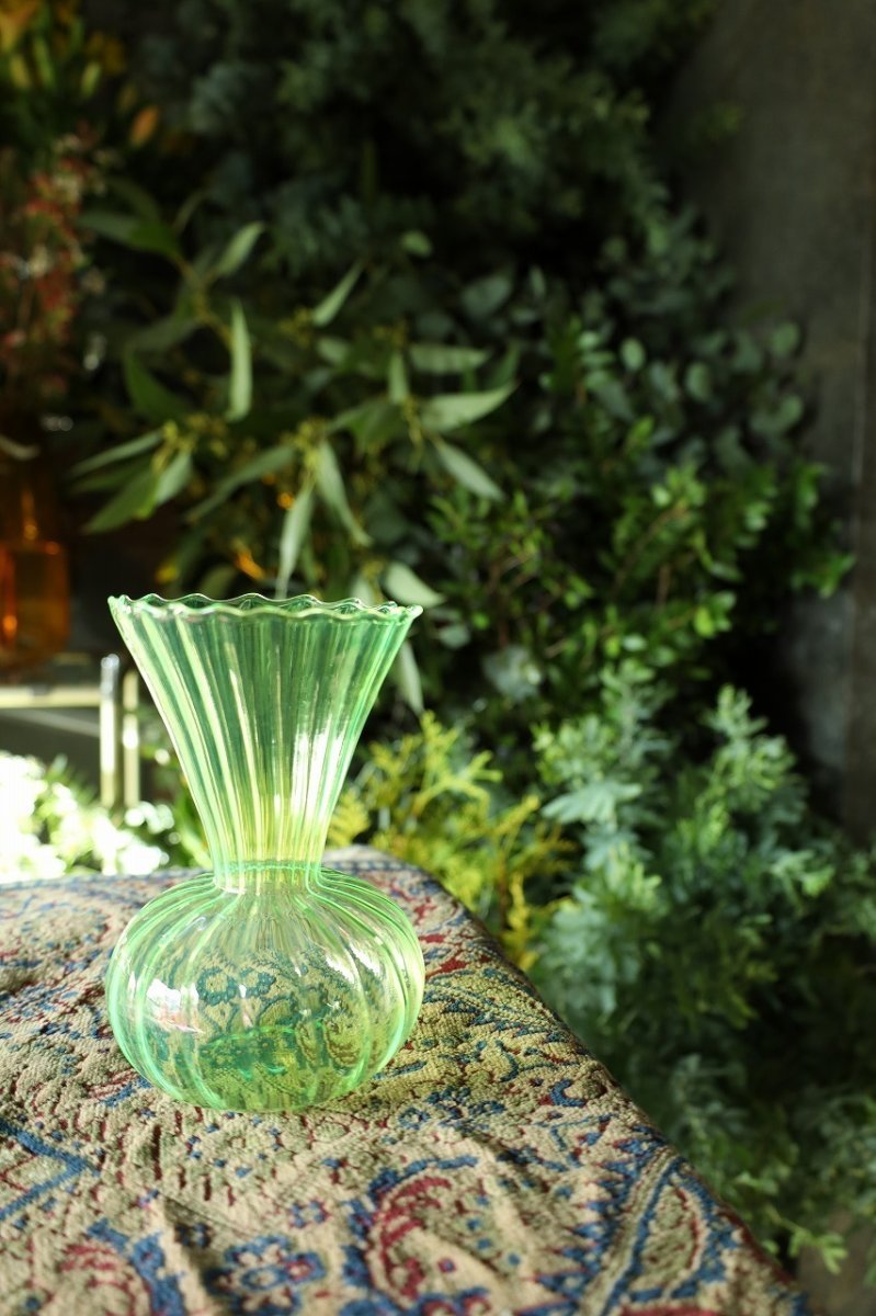 画像1: Small vase green！ (1)