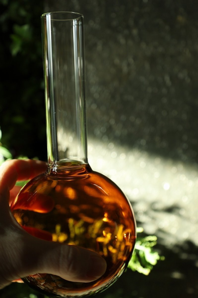 画像1: フラスコみたいな花瓶 (1)