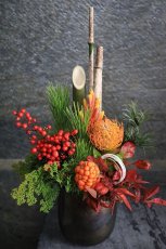 画像5: 室内用門松アレンジ(中サイズ) (5)