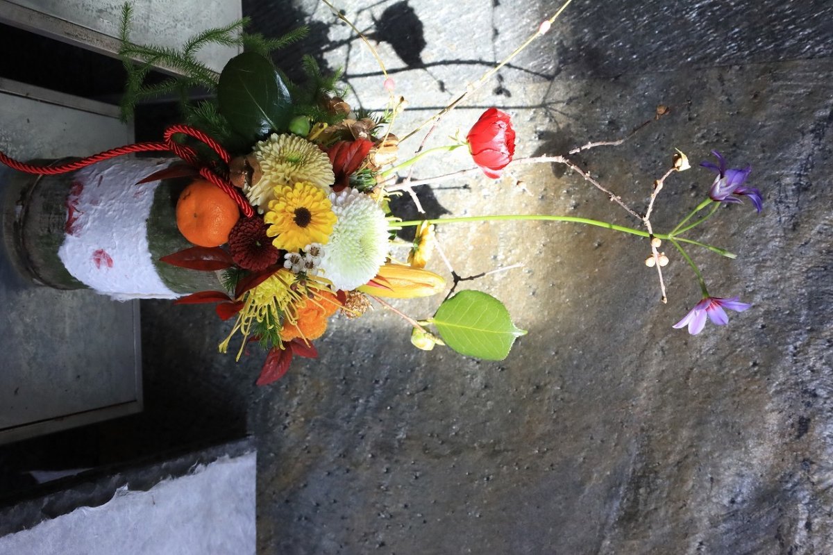 画像3: 竹筒アレンジ sample (3)