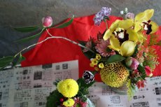 画像4: 竹筒アレンジ sample (4)