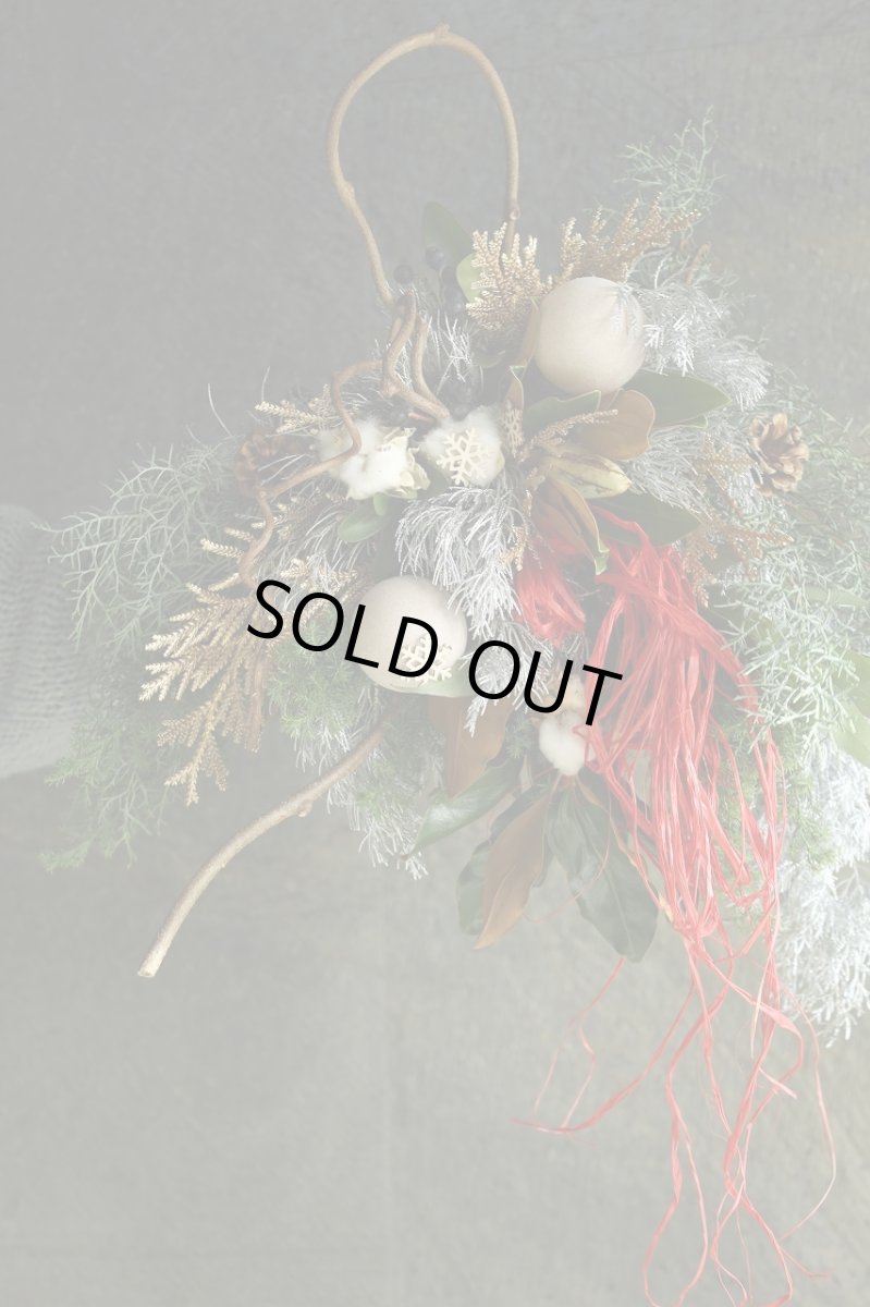 画像1: 店長が作ったクリスマスとお正月兼用のリース (1)