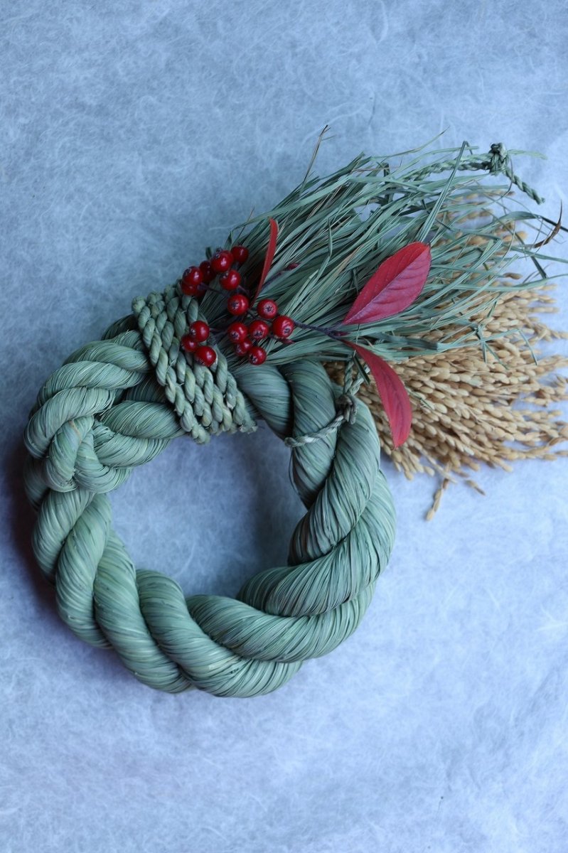 画像3: うっとり見とれてため息が出ちゃうくらいに美しいしめ飾り。「円満」 (3)