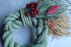 画像2: うっとり見とれてため息が出ちゃうくらいに美しいしめ飾り。「円満」 (2)