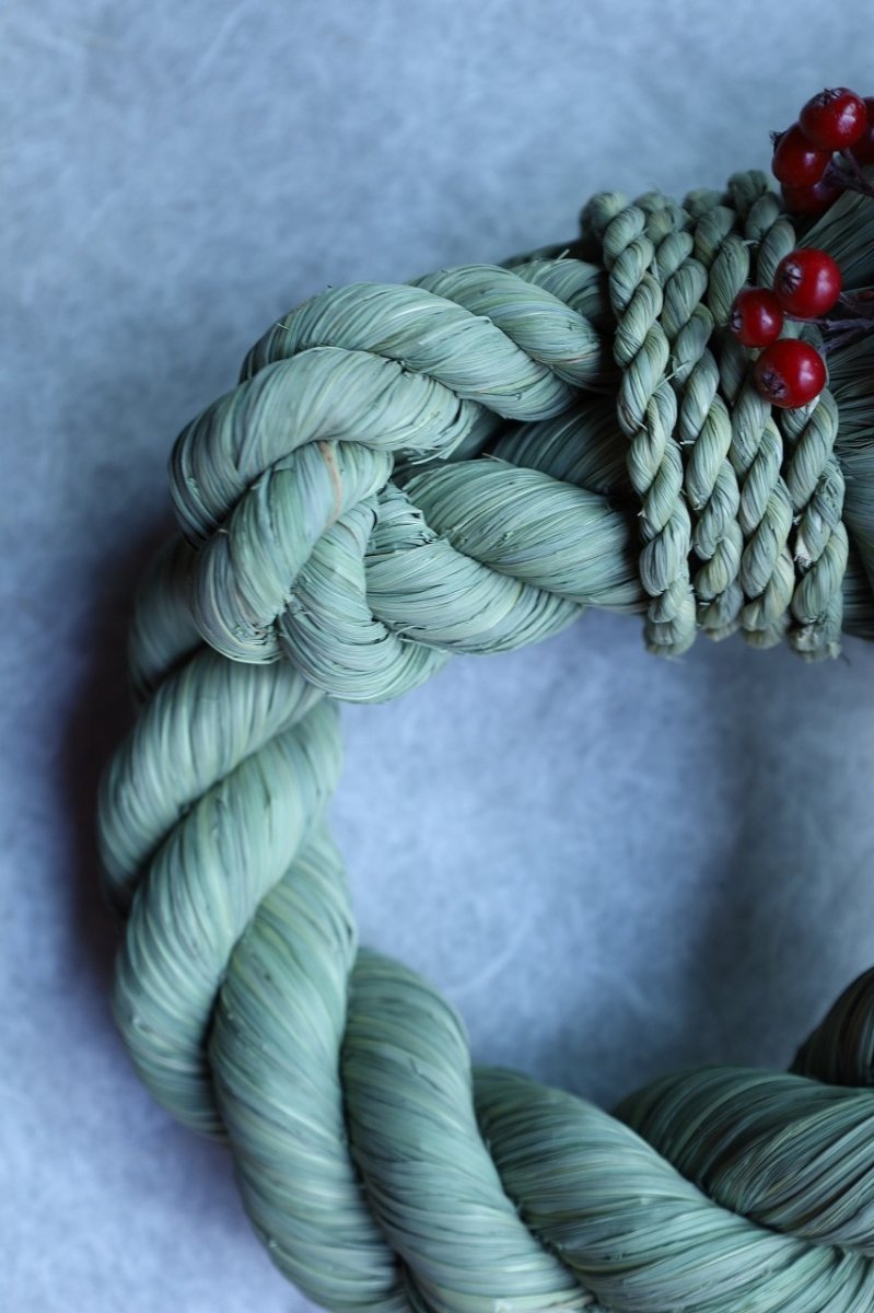 画像1: うっとり見とれてため息が出ちゃうくらいに美しいしめ飾り。「円満」 (1)