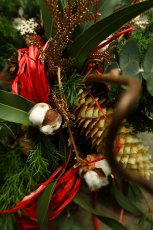 画像3: 店長が作ったクリスマスとお正月兼用のリースno.4 (3)