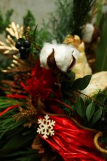画像4: 店長が作ったクリスマスとお正月兼用のリースno.2 (4)