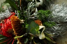 画像2: 店長が作ったクリスマスとお正月兼用のリースno.6 (2)