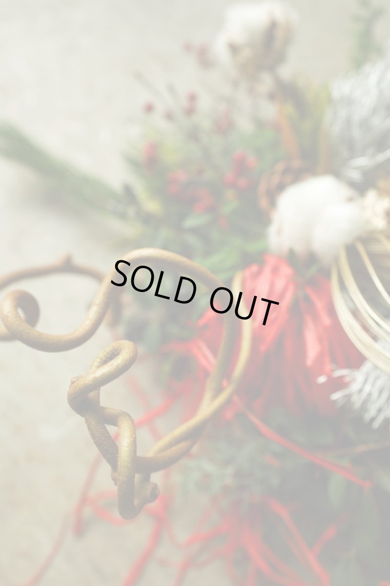 画像5: 店長が作ったクリスマスとお正月兼用のリースno.3 (5)