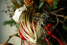 画像3: 店長が作ったクリスマスとお正月兼用のリースno.3 (3)