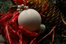 画像4: 店長が作ったクリスマスとお正月兼用のリース「しめ縄入りver.」2 (4)