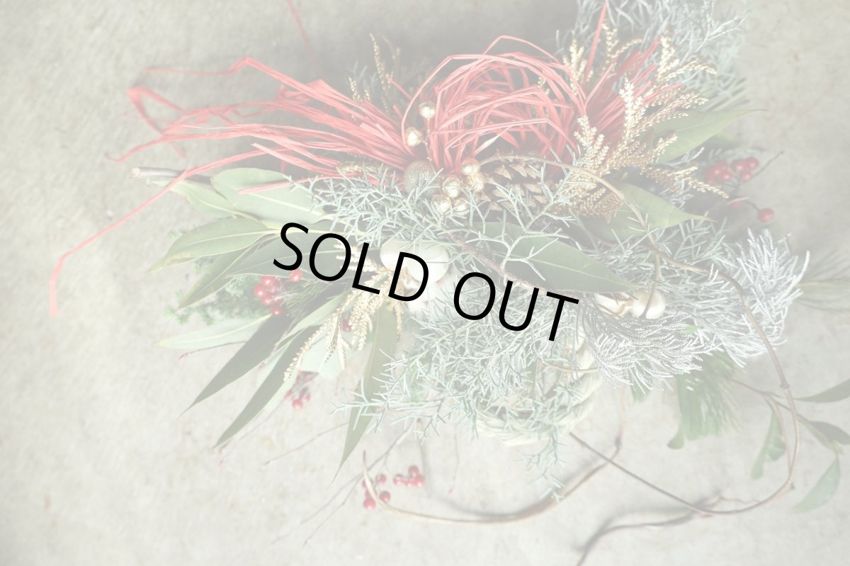 画像3: 店長が作ったクリスマスとお正月兼用のリース「しめ縄入りver.」 (3)