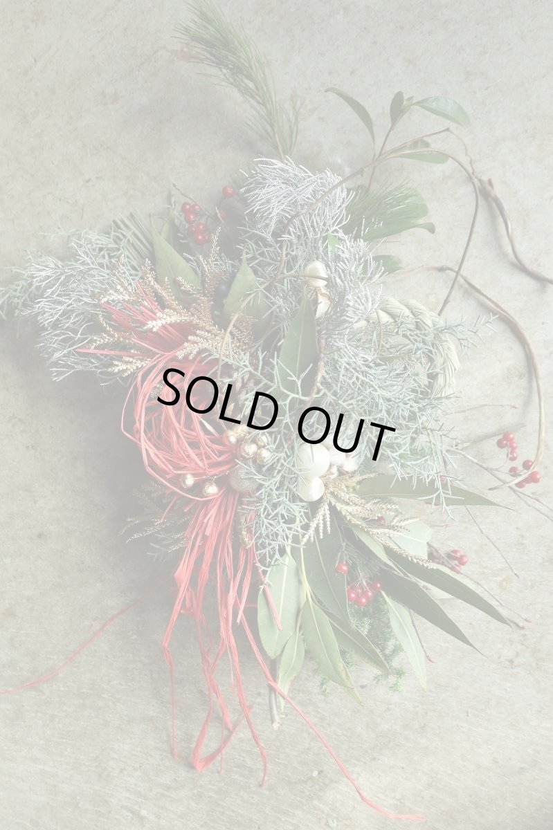 画像1: 店長が作ったクリスマスとお正月兼用のリース「しめ縄入りver.」 (1)