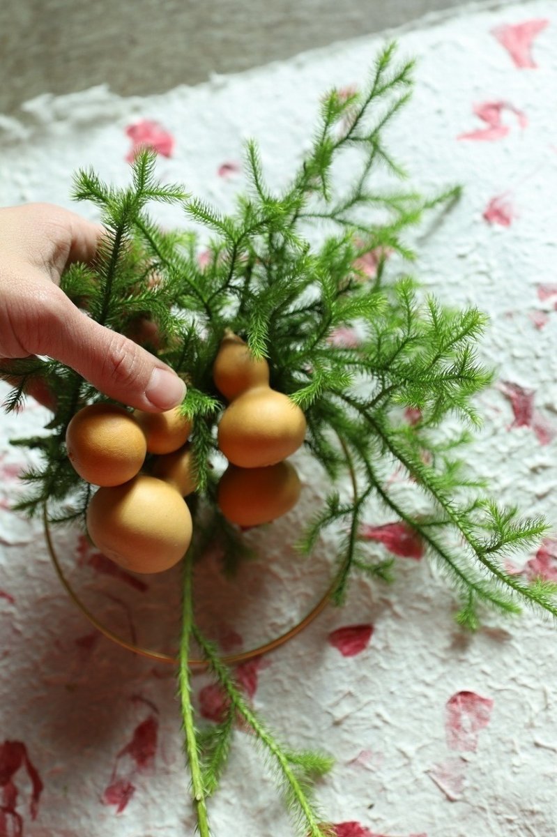 画像1: 六つ揃った 『六瓢箪』スワッグ (1)