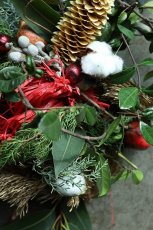 画像2: 店長が作ったクリスマスとお正月兼用のリース「しめ縄入りver.」3 (2)