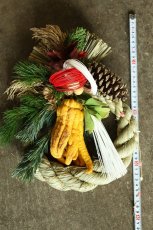 画像4: 【一点もの】しめ飾りno.7 (4)