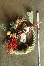 画像4: 【一点もの】しめ飾りno.3 (4)