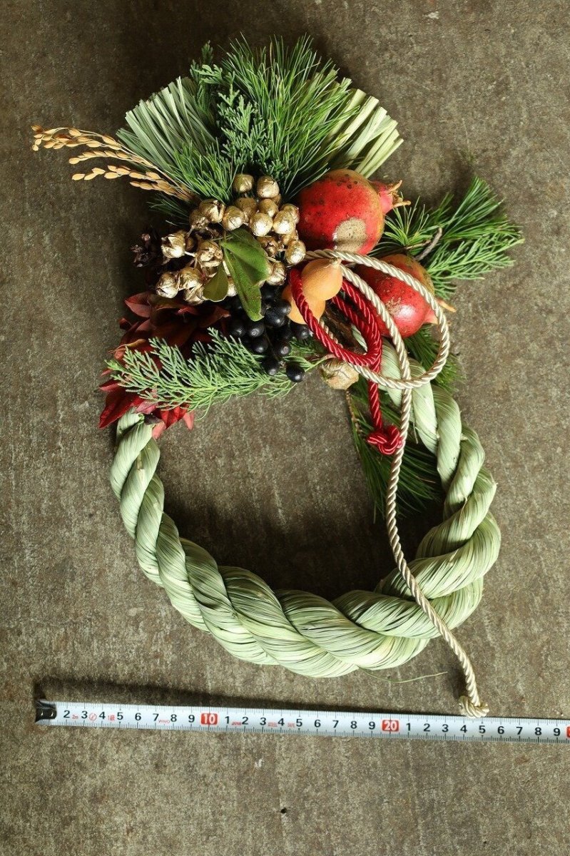 画像4: 【一点もの】しめ飾りno.2 (4)