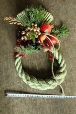 画像4: 【一点もの】しめ飾りno.2 (4)