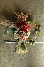 画像5: 【一点もの】しめ飾りno.1 (5)