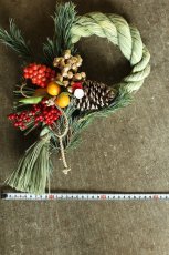 画像4: 【一点もの】しめ飾りno.6 (4)