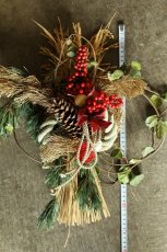 画像4: 【一点もの】しめ飾りno.1 (4)