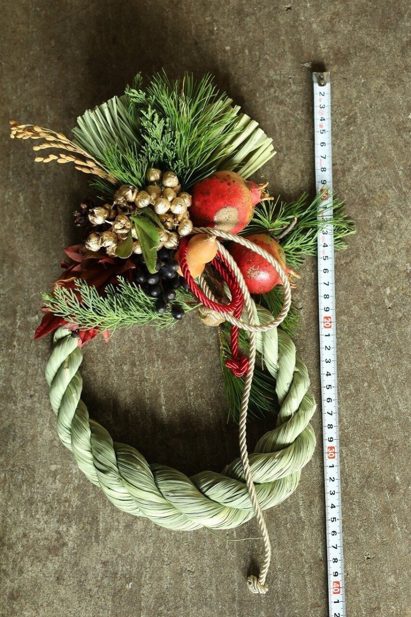 画像3: 【一点もの】しめ飾りno.2 (3)