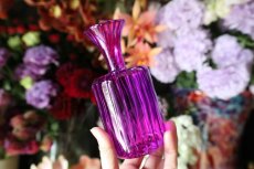 画像1: Small vase　purple！ (1)