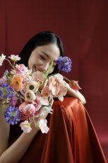 画像5: ピーチ×ライラックのカラーブーケa9 (5)