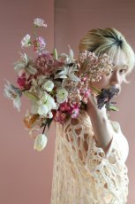 画像3: 春婚に｜チューリップ×ラナンキュラスのニュアンスカラーブーケb1 (3)