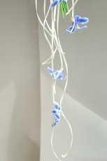 画像3: ブルーヒヤシンスのクラッチブーケ｜流れるリボンが揺れるアーティフィシャルフラワーb7 (3)